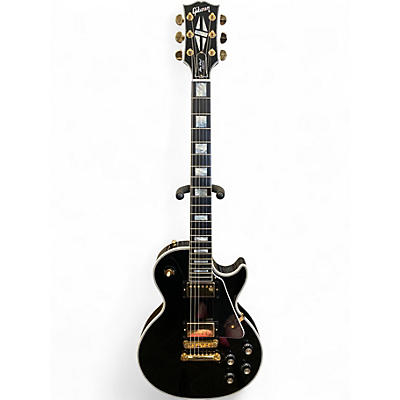 Used Gibson Les Paul Custom Ebony Solid Body Electric Guitar