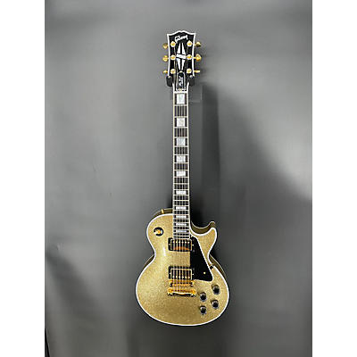 Gibson Used Gibson Les Paul Custom GOLD SPARKLE Solid Body Electric Guitar