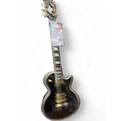 Used Gibson Les Paul Custom LIMITED FINISH BLACK SPARKLE Solid Body Electric Guitar