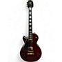 Used Gibson Les Paul Custom Left Handed Trans Crimson Red Electric Guitar Trans Crimson Red