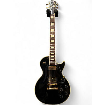 Used Gibson Les Paul Custom Lite Black and Gold Solid Body Electric Guitar