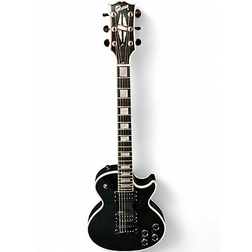 Used Gibson Les Paul Custom Mod Blue Sparkle Solid Body Electric Guitar Blue Sparkle