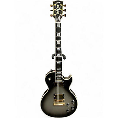 Used Gibson Les Paul Custom Silverburst Solid Body Electric Guitar