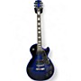 Used Gibson Les Paul Custom Widow Blue Solid Body Electric Guitar Blue