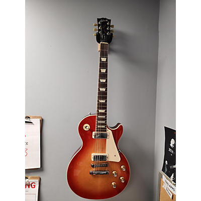 Used Gibson Les Paul Deluxe 70's Cherry Sunburst Solid Body Electric Guitar