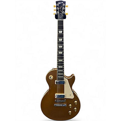 Used Gibson Les Paul Deluxe '70s Gold Top Solid Body Electric Guitar