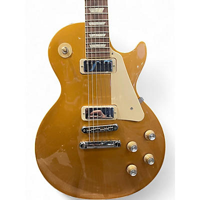 Used Gibson Les Paul Deluxe '70s Gold Top Solid Body Electric Guitar