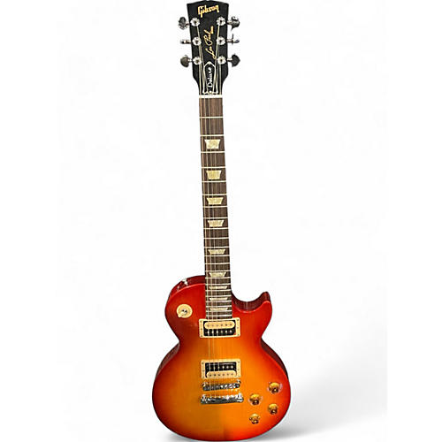 Gibson Used Gibson Les Paul Deluxe Cherry Sunburst Solid Body Electric Guitar Cherry Sunburst