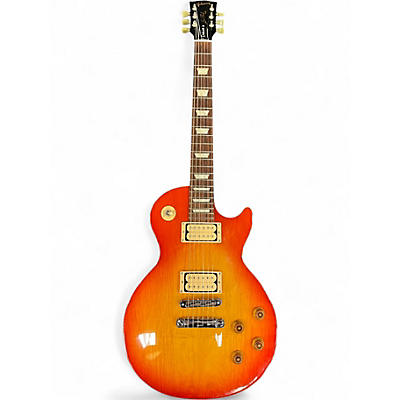 Used Gibson Les Paul Deluxe Cherry Sunburst Solid Body Electric Guitar