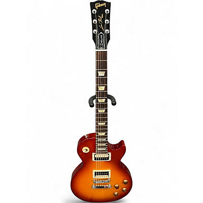 Used Gibson Les Paul Deluxe Cherry Sunburst Solid Body Electric Guitar