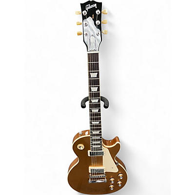 Used Gibson Les Paul Deluxe Gold Top Solid Body Electric Guitar