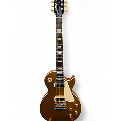 Used Gibson Les Paul Deluxe Gold Top Solid Body Electric Guitar
