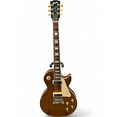 Used Gibson Les Paul Deluxe Gold Top Solid Body Electric Guitar