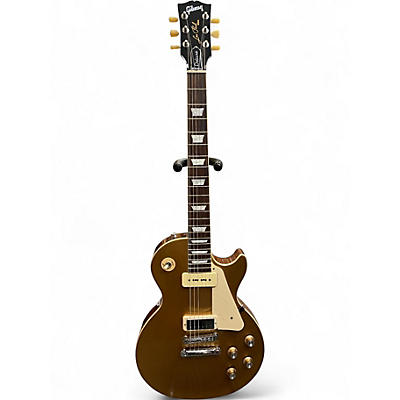 Used Gibson Les Paul Deluxe P90 Gold Top Solid Body Electric Guitar