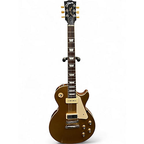 Used Gibson Les Paul Deluxe P90 Gold Top Solid Body Electric Guitar Gold Top