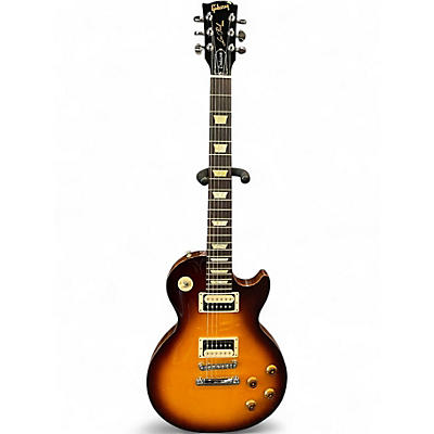 Used Gibson Les Paul Deluxe Sunburst Solid Body Electric Guitar