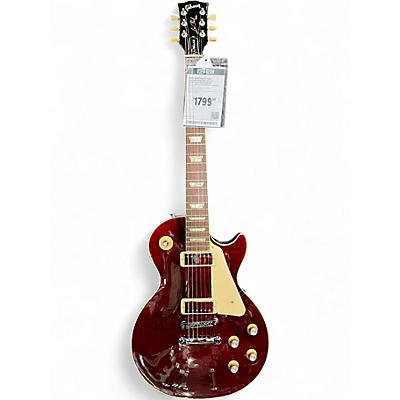 Used Gibson Les Paul Deluxe Wine Red Solid Body Electric Guitar