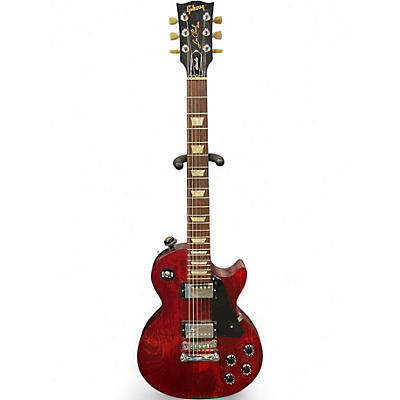 Used Gibson Les Paul Faded T Satin Red Solid Body Electric Guitar