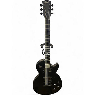 Used Gibson Les Paul Gothic Morte Black Solid Body Electric Guitar