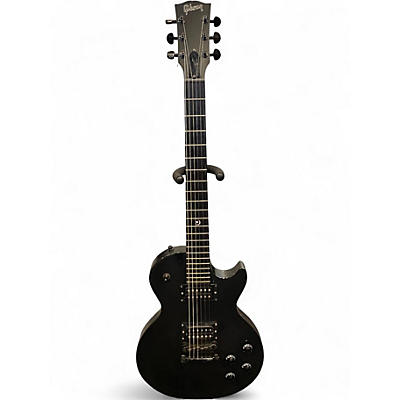 Used Gibson Les Paul Gothic Morte Black Solid Body Electric Guitar
