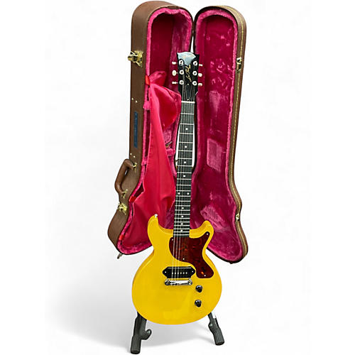 Used Gibson Les Paul Junior Double Cutaway TV Yellow Solid Body Electric Guitar TV Yellow