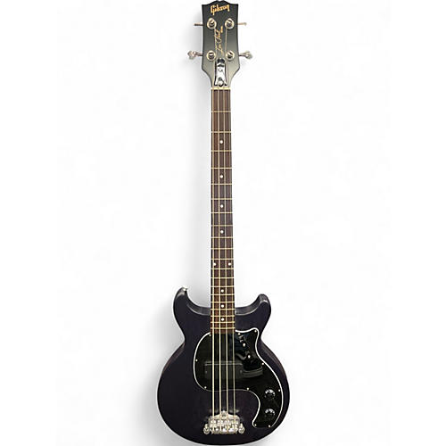 Used Gibson Les Paul Junior Tribute DC Bass WORN BLUE Electric Bass Guitar WORN BLUE