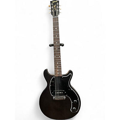 Used Gibson Les Paul Junior Tribute DC Satin Black Solid Body Electric Guitar
