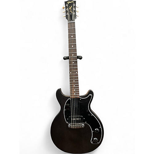 Used Gibson Les Paul Junior Tribute DC Satin Black Solid Body Electric Guitar Satin Black