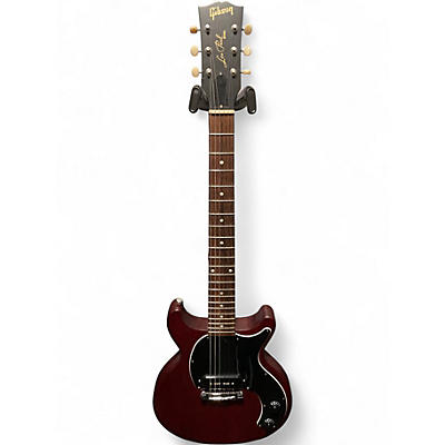 Used Gibson Les Paul Junior Tribute DC Satin Red Solid Body Electric Guitar