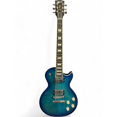 Gibson Used Gibson Les Paul Modern Figured Cobalt Blue Solid Body Electric Guitar