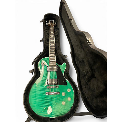 Used Gibson Les Paul Modern Green Solid Body Electric Guitar Green