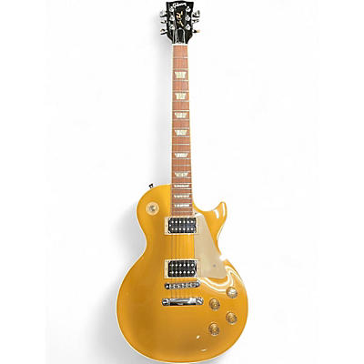 Used Gibson Les Paul Signature T Gold Top Solid Body Electric Guitar