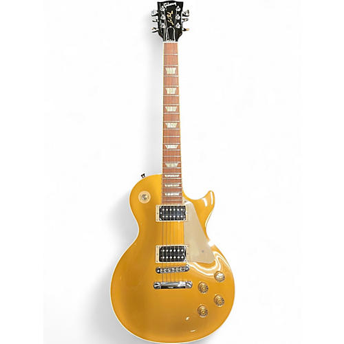 Used Gibson Les Paul Signature T Gold Top Solid Body Electric Guitar Gold Top