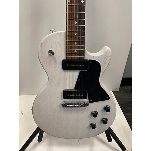 Gibson Used Gibson Les Paul Special Tribute P90 Worn White Solid Body Electric Guitar Worn White