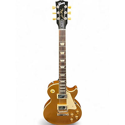 Used Gibson Les Paul Standard 1950S Neck Gold Top Solid Body Electric Guitar