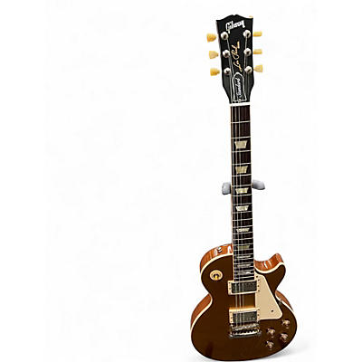 Used Gibson Les Paul Standard 1950S Neck Gold Top Solid Body Electric Guitar