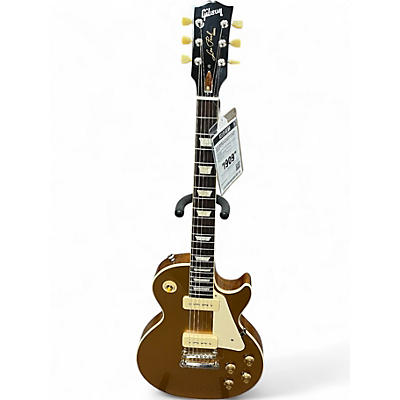 Used Gibson Les Paul Standard 1950S Neck Gold Top Solid Body Electric Guitar