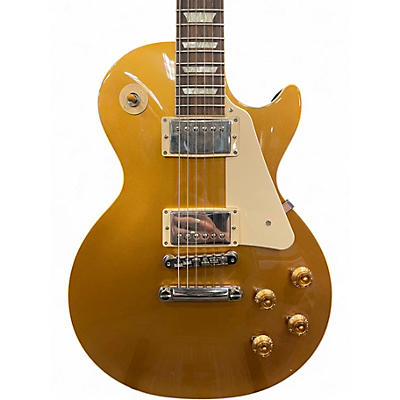 Used Gibson Les Paul Standard 1950S Neck Gold Top Solid Body Electric Guitar