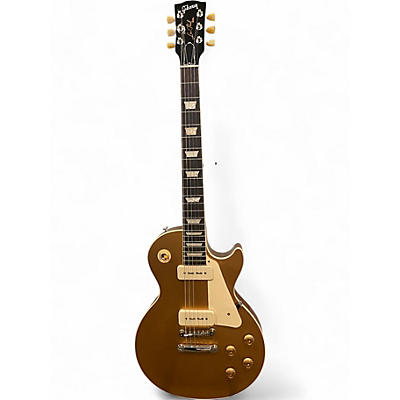 Used Gibson Les Paul Standard 1950S Neck Gold Top Solid Body Electric Guitar