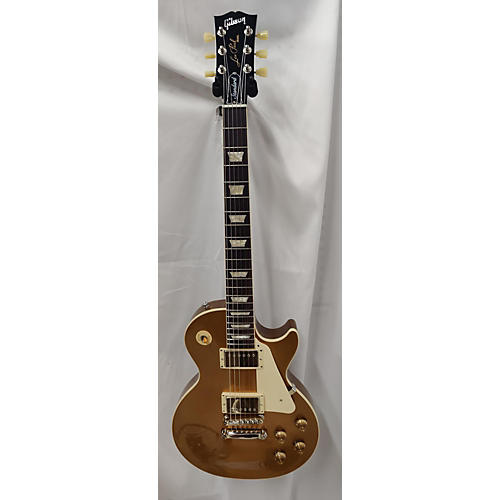 Gibson Used Gibson Les Paul Standard 1950S Neck Metallic Gold Solid Body Electric Guitar Metallic Gold