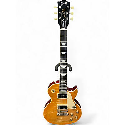 Used Gibson Les Paul Standard 1960s Neck AAA Flame Lemonburst Solid Body Electric Guitar