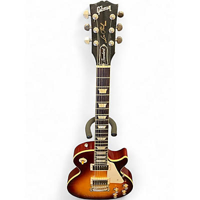 Used Gibson Les Paul Standard 3 Tone Sunburst Solid Body Electric Guitar