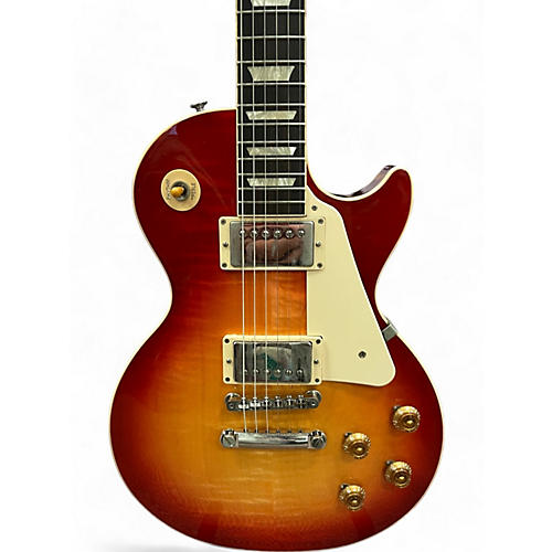 Gibson Used Gibson Les Paul Standard 50s Figured Heritage Cherry Sunburst Solid Body Electric Guitar Heritage Cherry Sunburst