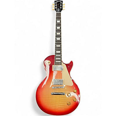 Used Gibson Les Paul Standard 50s Figured Top Heritage Cherry Sunburst Solid Body Electric Guitar
