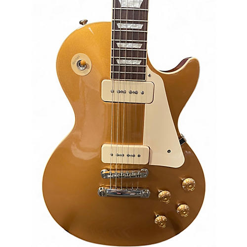 Used Gibson Les Paul Standard 50s P90 Gold Top Solid Body Electric Guitar Gold Top