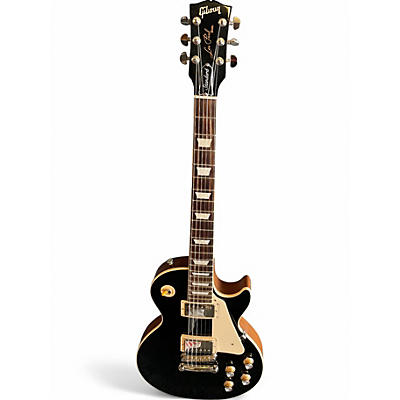 Used Gibson Les Paul Standard Black Solid Body Electric Guitar
