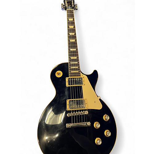 Used Gibson Les Paul Standard Black Solid Body Electric Guitar Black
