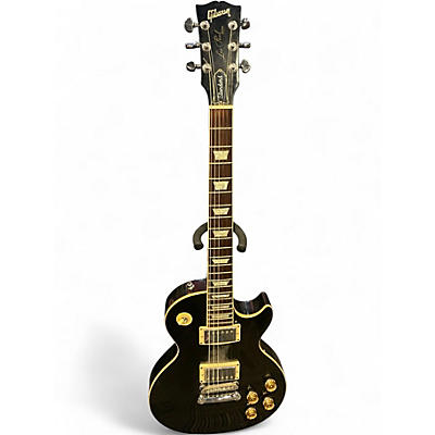 Used Gibson Les Paul Standard Black Solid Body Electric Guitar