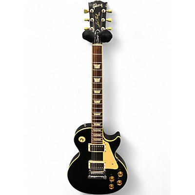 Used Gibson Les Paul Standard Black Solid Body Electric Guitar