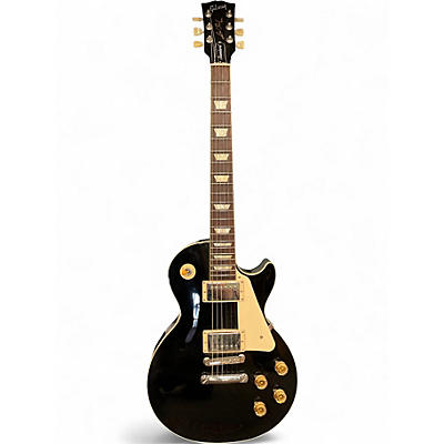 Used Gibson Les Paul Standard Black Solid Body Electric Guitar